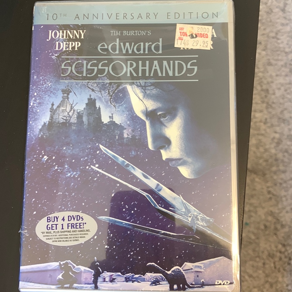 Edward Scissorhands 10th Anniversary Special Edition DVD *New- Factory Sealed
